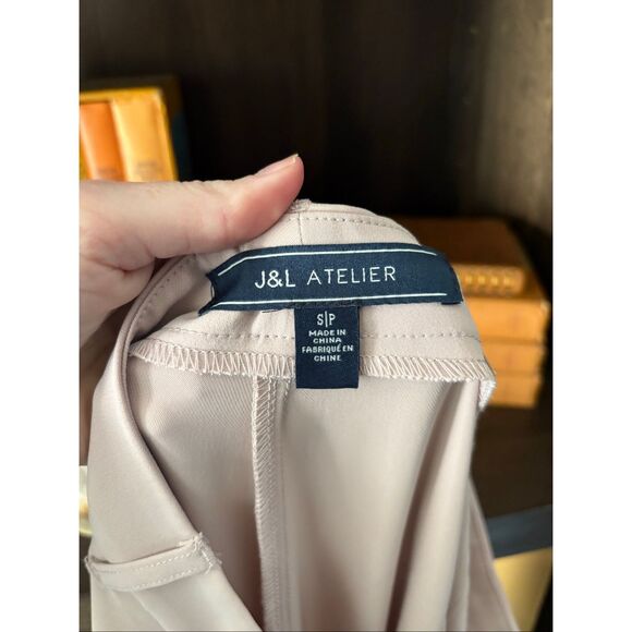 NWT J&L Atelier Dusty Rose Wide Leg Pants Size Small - Picture 5 of 6